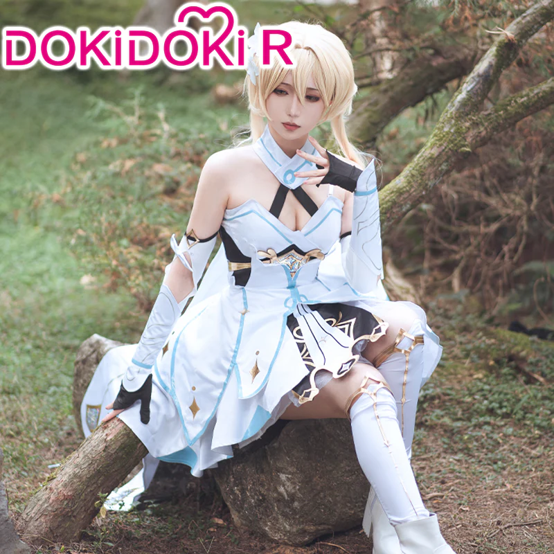 DokiDoki-R Game Genshin Impact Traveler Lumine Cosplay Ying - Image 2