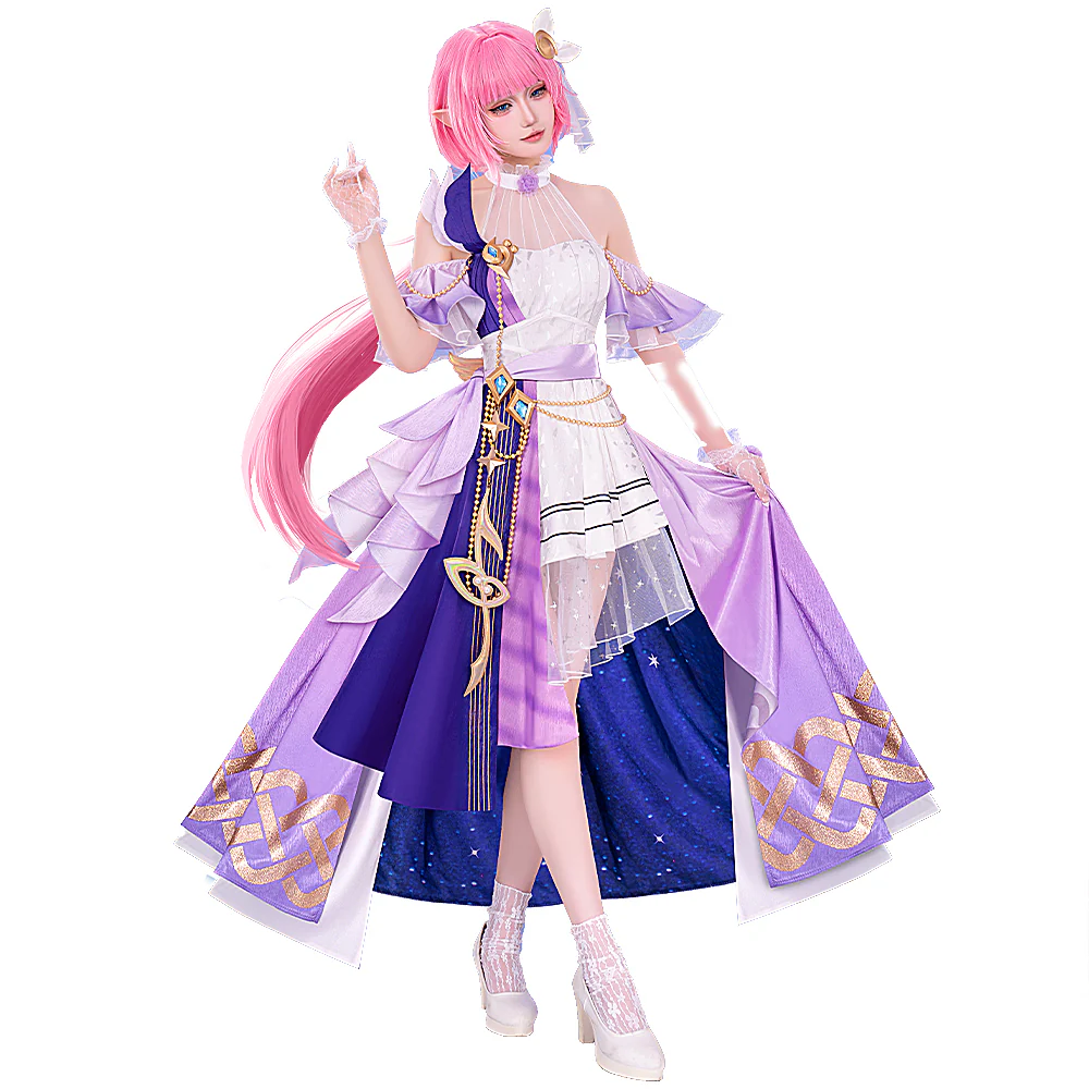 【Partially Ready For Ship】DokiDoki-R Game Honkai Impact 3rd Cosplay Elysia Costume / Wig Sweet Trap Concert Dresses - Image 5