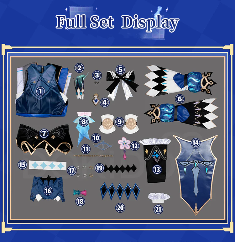 【In Stock】DokiDoki-R Game Honkai: Star Rail Cosplay Cerydra Costume - Image 9