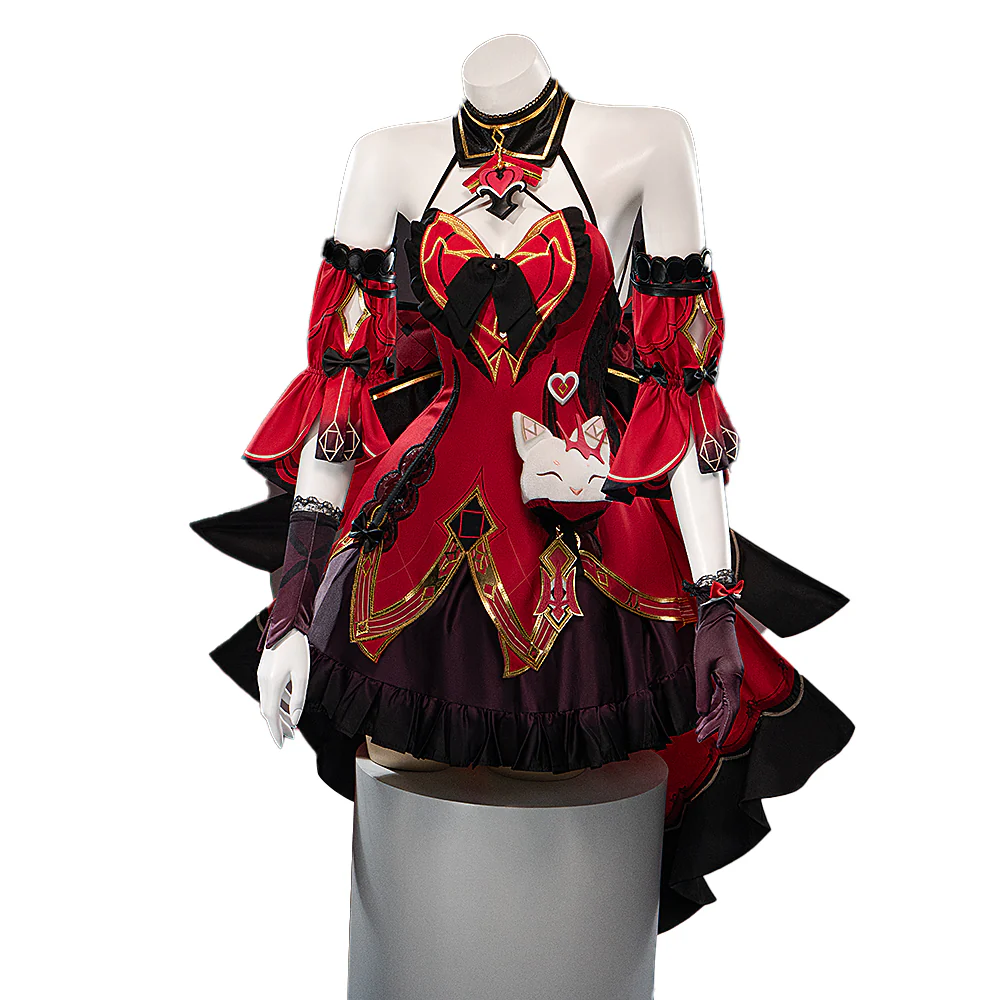 【Size XS-3XL】DokiDoki-R Game Honkai: Star Rail Cosplay Hanabi Costume Sparkle - Image 5