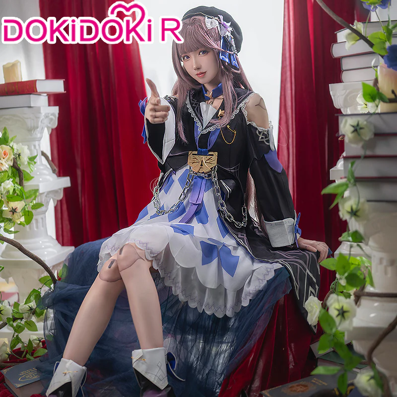【Partially Ready For Ship】DokiDoki-R Game Honkai: Star Rail Cosplay Herta Cosplay Costume Dress