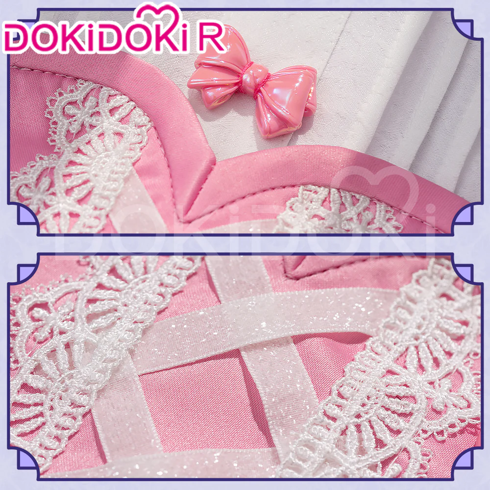 DokiDoki-R Game Identity V × Sanrio Cosplay Cheerleader Lily Barriere Costume - Image 4