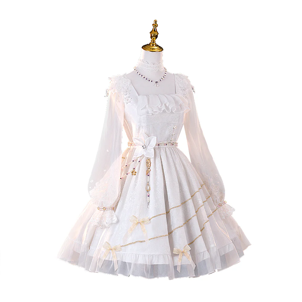 DokiDoki-R Game Love and Deepspace Cosplay Protagonist MC Mist Rose Costume / Xavier - Image 6