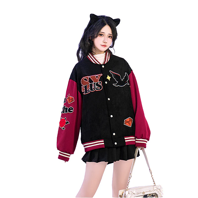 DokiDoki-R Game Love and Deepspace Cosplay Sylus Baseball Jacket Doujin Casual Wear - Image 5