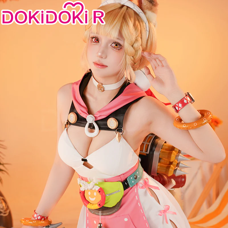 【In Stock】DokiDoki-R Game Zenless Zone Zero Cosplay Alice Thymefield Swimsuit Costume / Headwear / Ear and Tail ZZZ - Image 2