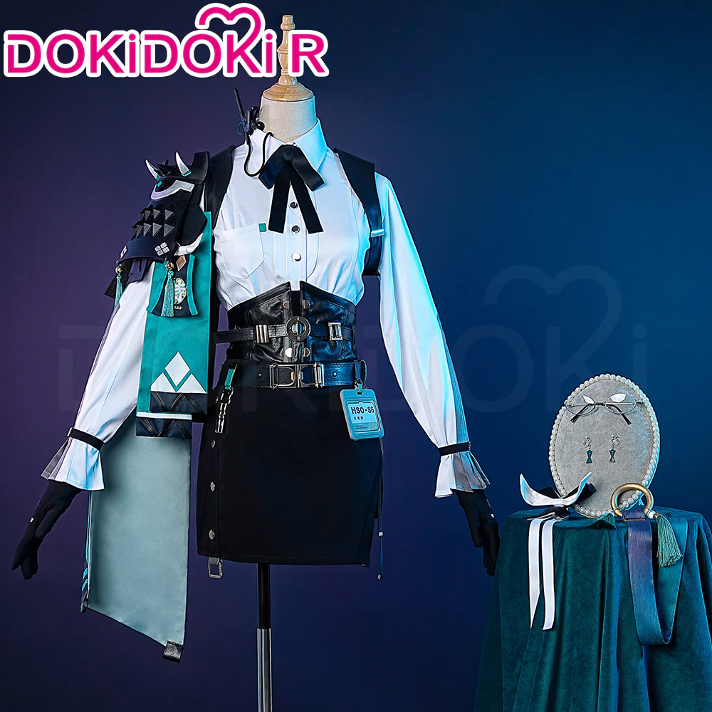 【Partially Ready For Ship】DokiDoki-R Game Zenless Zone Zero Cosplay Tsukishiro Yanagi Costume ZZZ