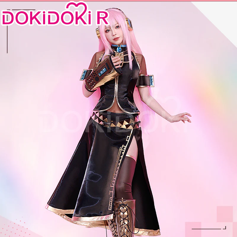 【Partially Ready For Ship】DokiDoki-R VSINGER Cosplay Lukaa Costume Black Dress - Image 2