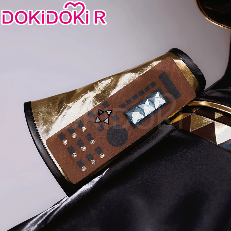 【Partially Ready For Ship】DokiDoki-R VSINGER Cosplay Lukaa Costume Black Dress - Image 8