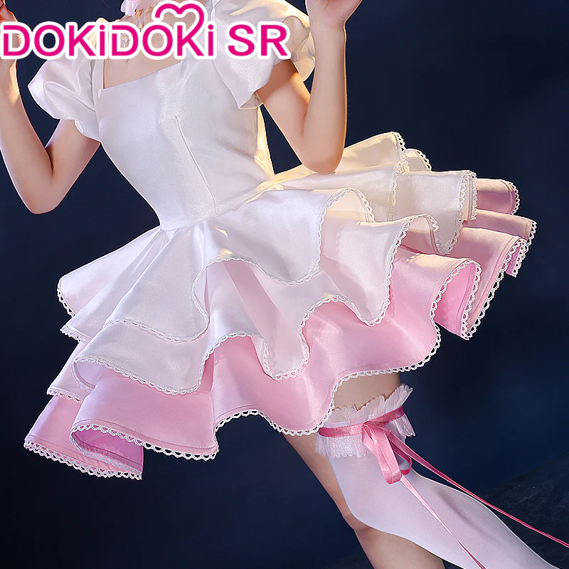 【Partially Ready For Ship】【Size XS-XL】【Last Batch】DokiDoki-SR Anime Card Captor Sakura Cosplay Kinomoto Sakura Costume / Shoes Women Pink  White Cardcaptor Sakura - Image 3