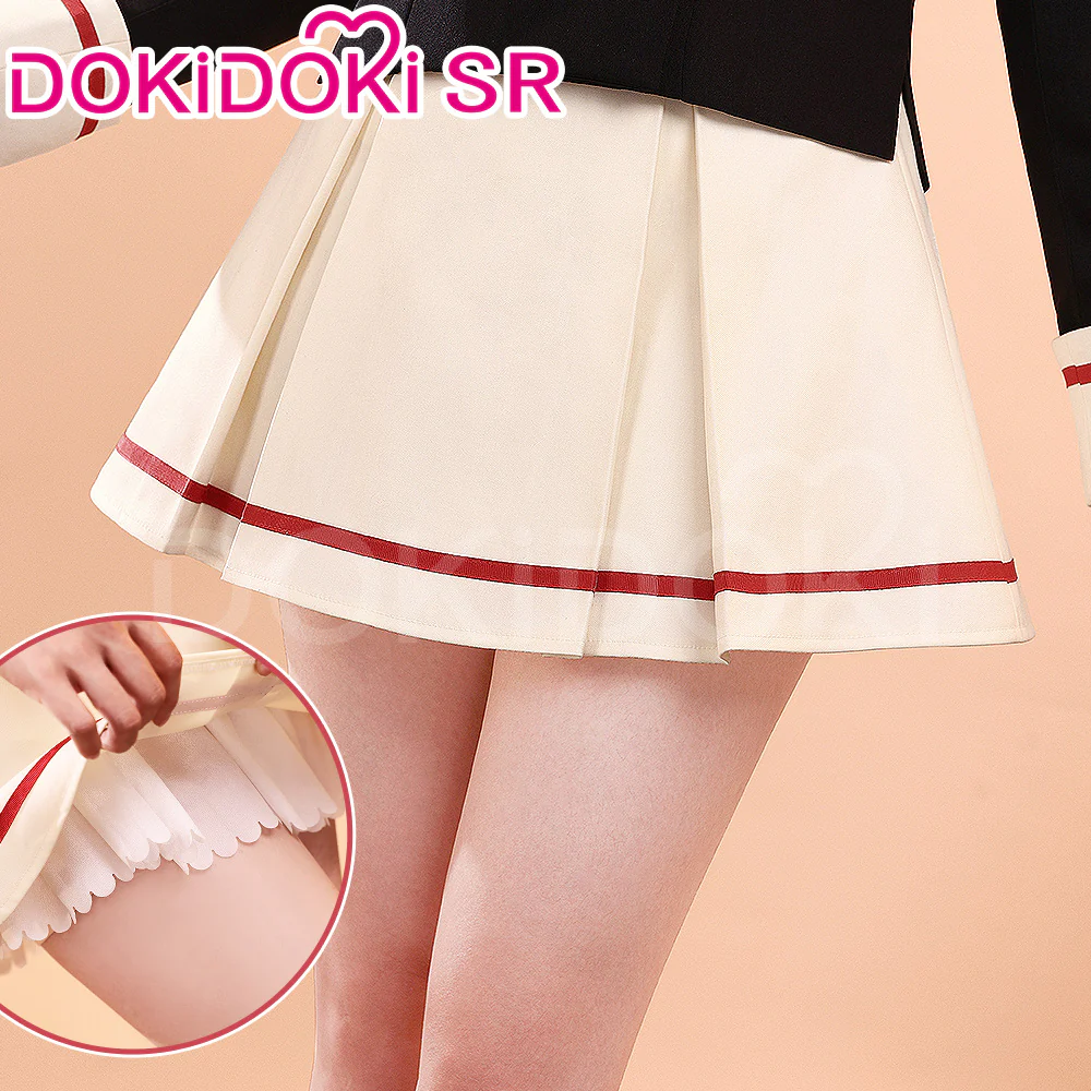 DokiDoki-SR Anime Card Captor Sakura Cosplay Kinomoto Sakura Tomoe Junior High School Uniform Costume Cardcaptor - Image 5