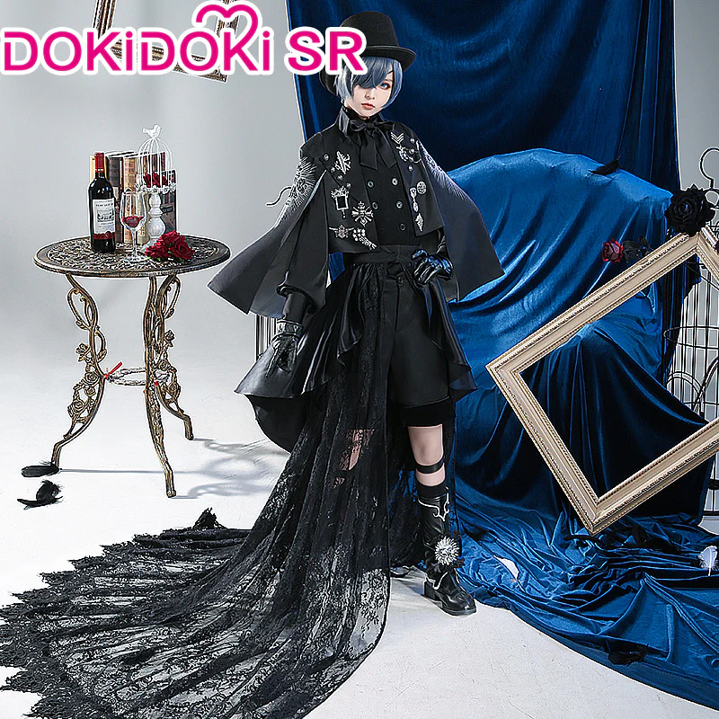 【Ready For Ship】DokiDoki-SR Anime Cosplay Black Butler Kuroshitsuji Ciel Phantomhive 15th Anniversary Cosplay
