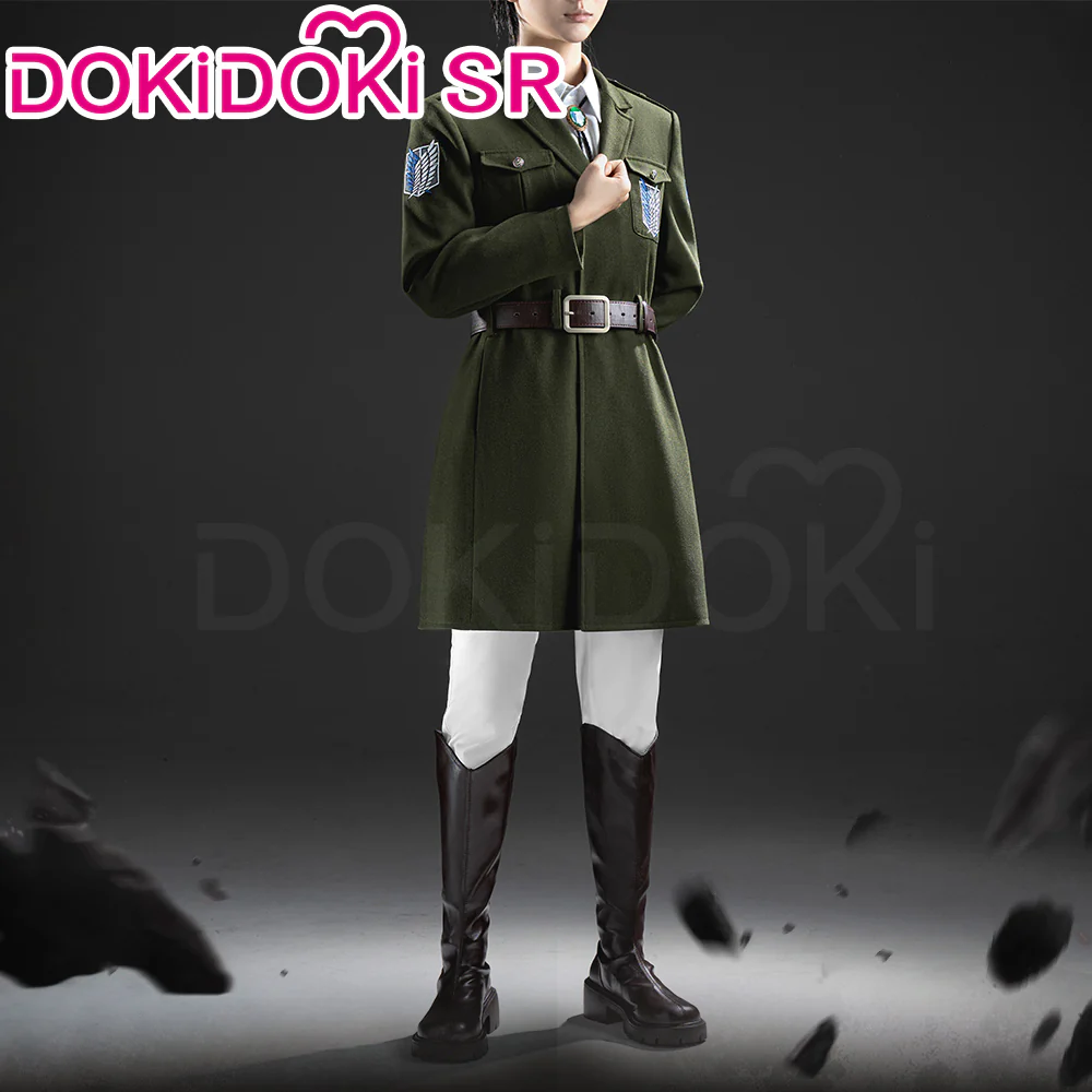 DokiDoki-SR Anime Cosplay Dark Green Coat Costume