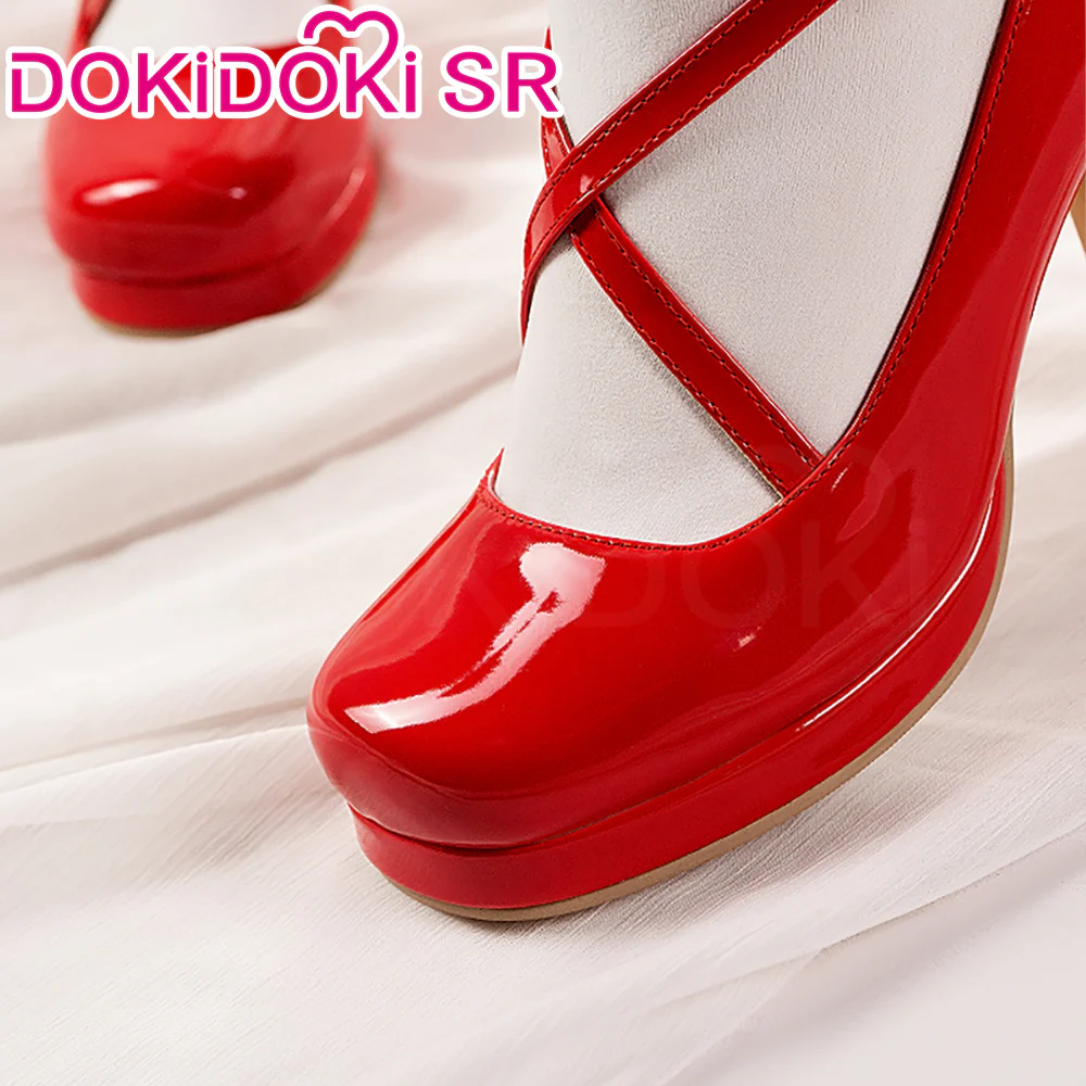 【Ready For Ship】DokiDoki-SR Anime Cosplay Shoes Red High Heels - Image 3