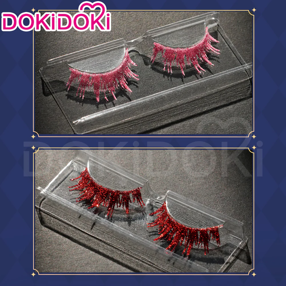 DokiDoki Anime Land of the Lustrous Cosplay Phosphophyllite / Cinnabar / Antarctic / Morganite Eyelashes Prop - Image 3