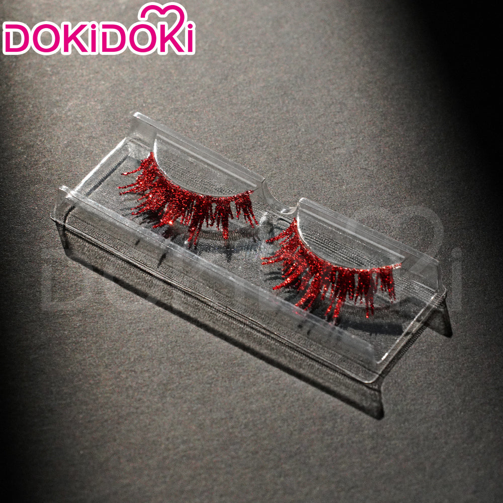 DokiDoki Anime Land of the Lustrous Cosplay Phosphophyllite / Cinnabar / Antarctic / Morganite Eyelashes Prop - Image 7