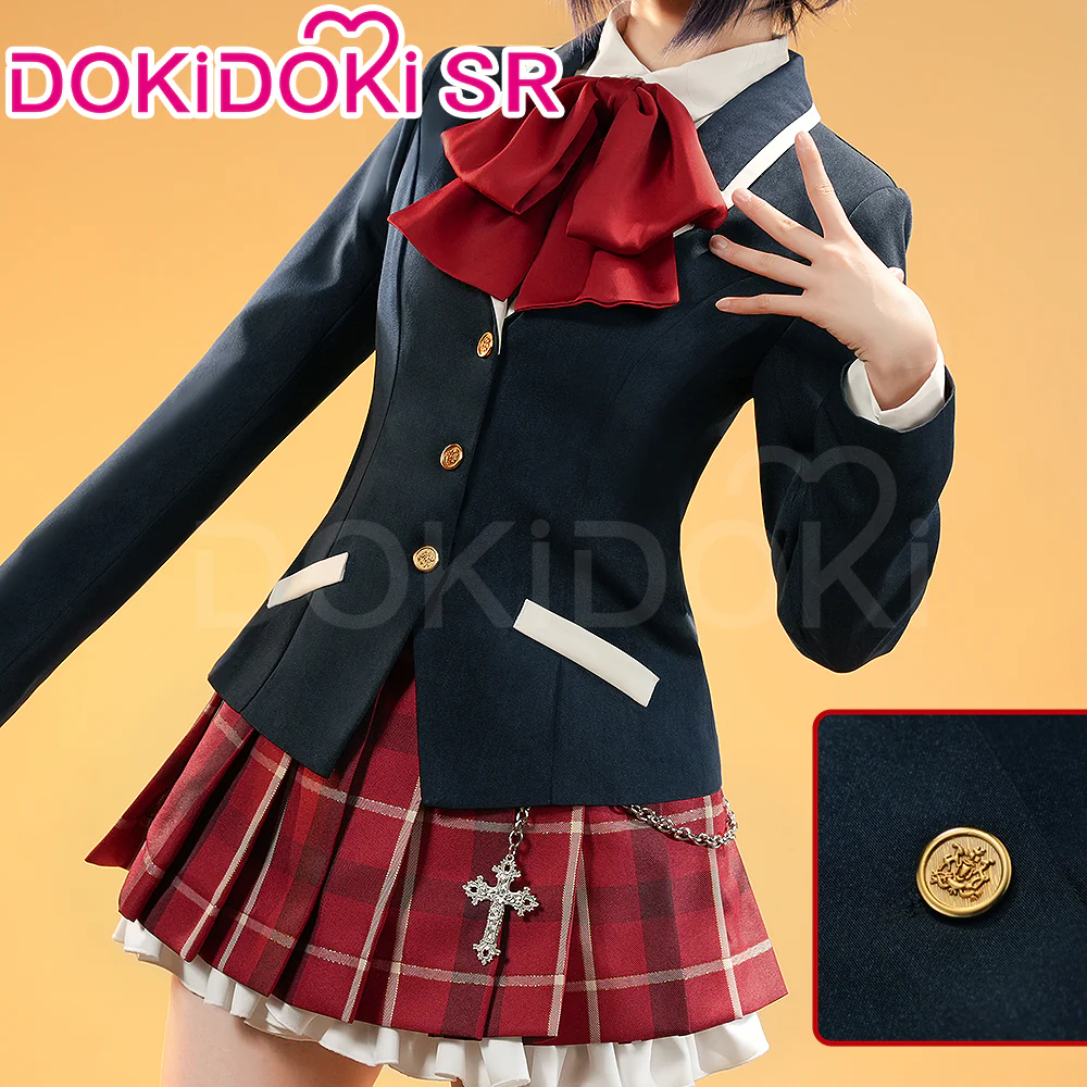【Partially Ready For Ship】DokiDoki-SR Anime  Love, Chunibyo & Other Delusions Cosplay Takanashi Rikka Costume Uniform - Image 3