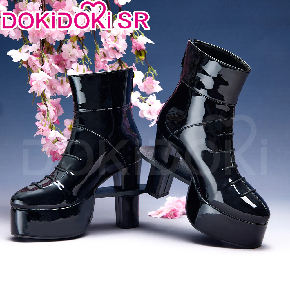 DokiDoki-SR Game Arknights Cosplay Mio Black Shoes