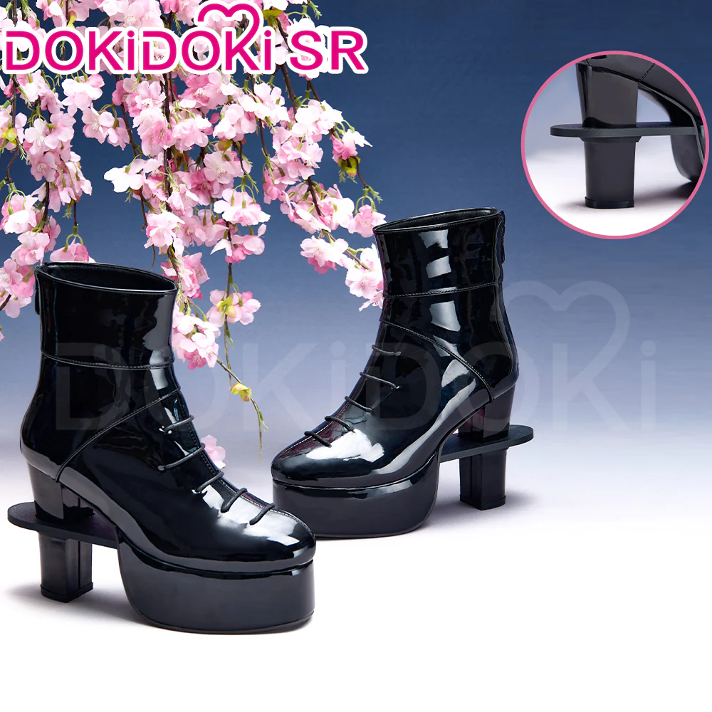 DokiDoki-SR Game Arknights Cosplay Mio Black Shoes - Image 2