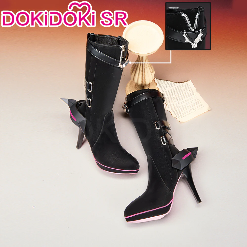 DokiDoki-SR Game Arknights: Endfield Cosplay Laevatain Shoes - Image 3