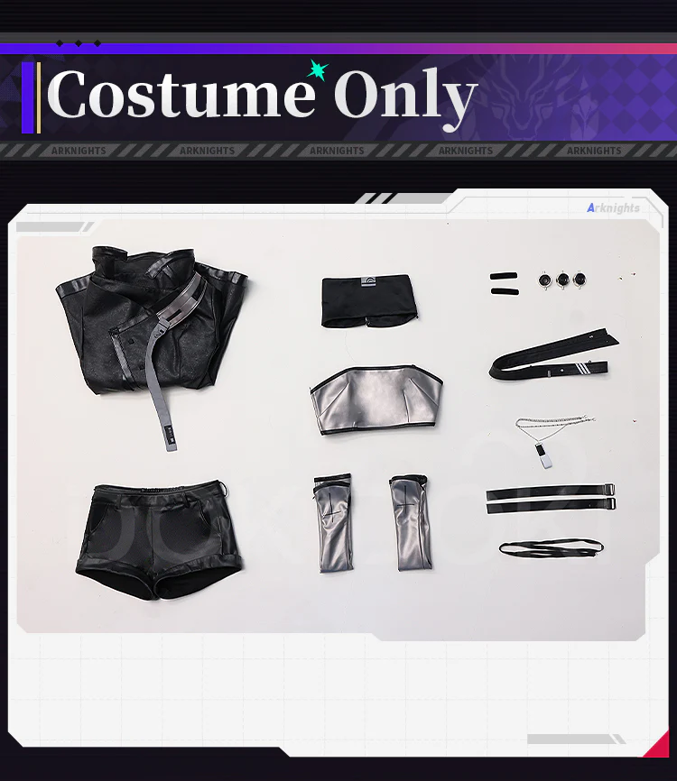 DokiDoki-SR Game Arknights Lapland Cosplay Costume Black - Image 6