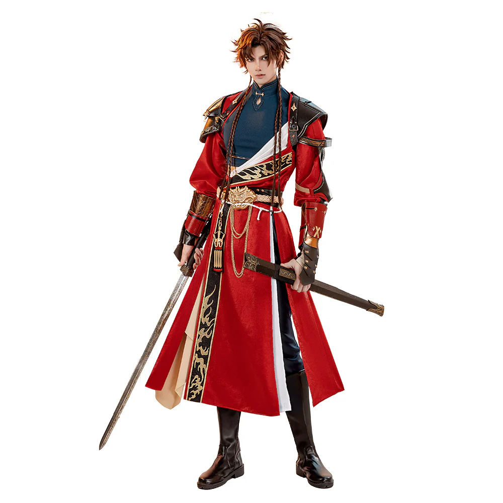 DokiDoki-SR Game Ashes of the Kingdom Cosplay Sun Ce Costume Dai Hao Yuan - Image 5