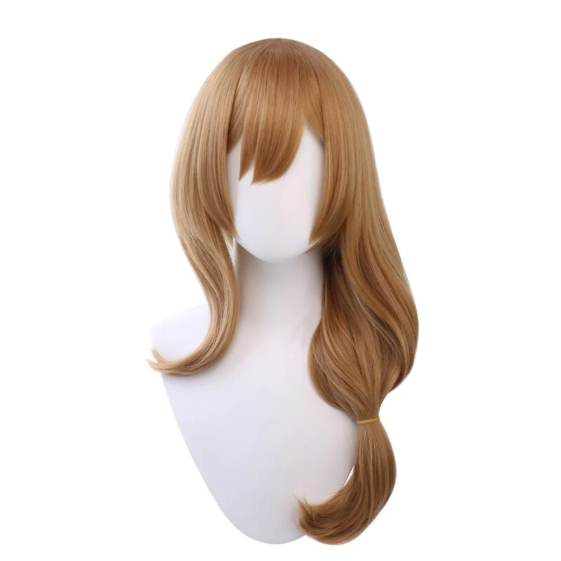 【Ready For Ship】DokiDoki Game Genshin Impact Cosplay Lisa Wig Long Blonde Curvy - Image 5