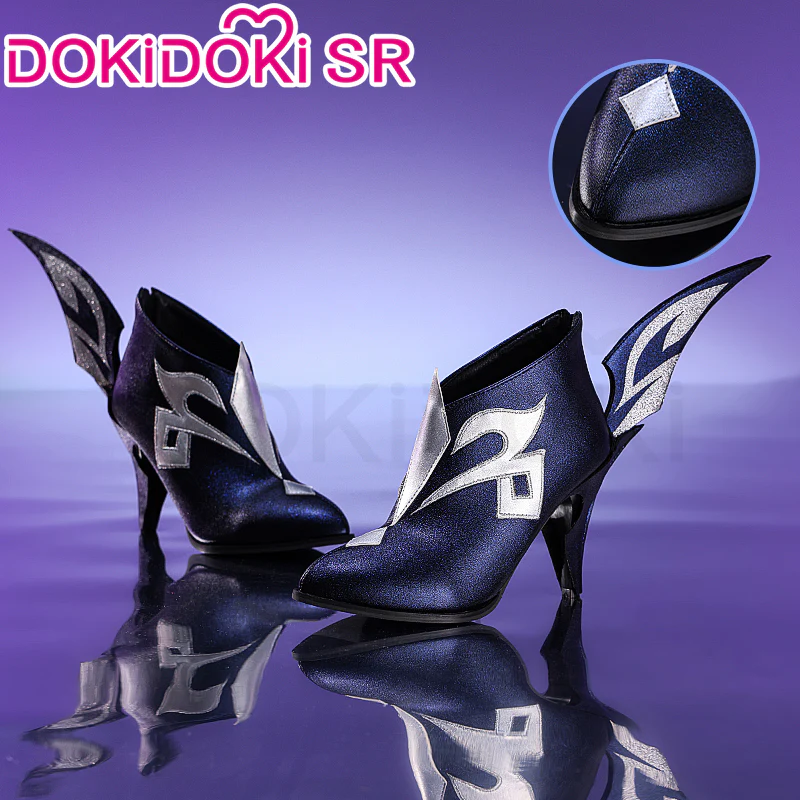 【Ready For Ship】DokiDoki-SR Game Genshin Impact Cosplay Skirk Shoes