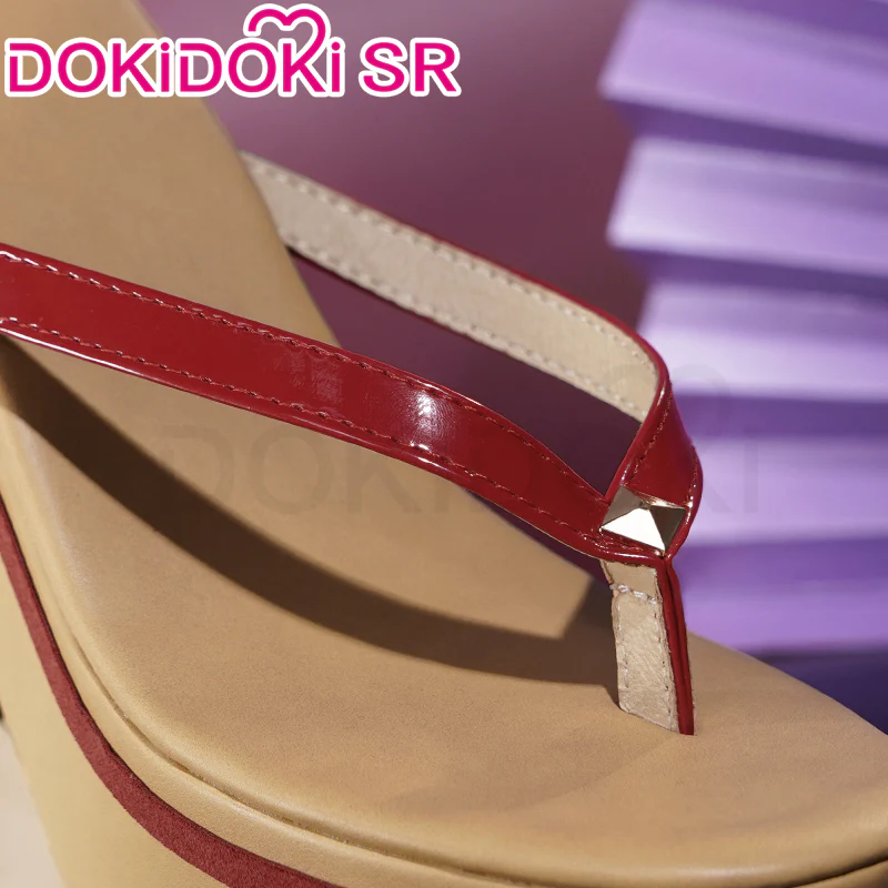 【Partially Ready For Ship】【Size S-2XL】DokiDoki-SR Game Genshin Impact Raiden Shogun Cosplay Costume Baal / Shoes - Image 10