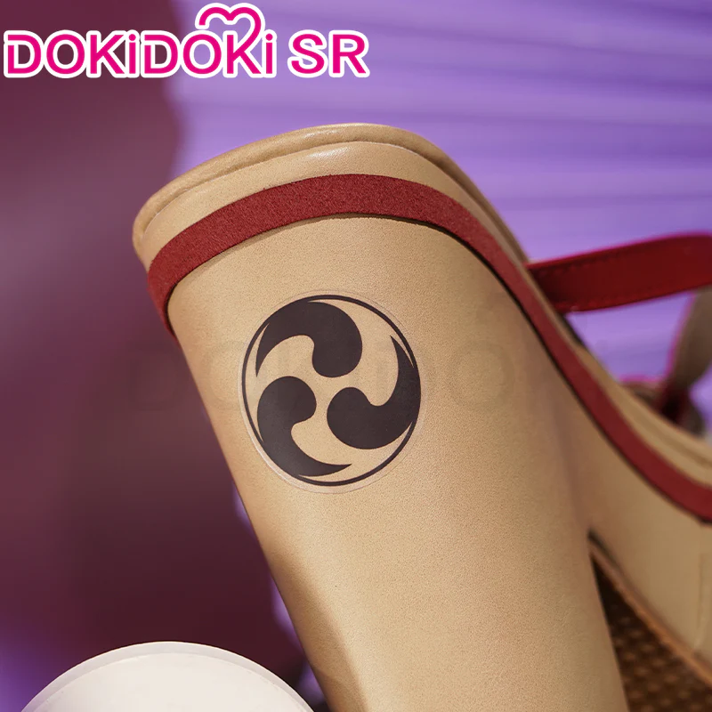 【Partially Ready For Ship】【Size S-2XL】DokiDoki-SR Game Genshin Impact Raiden Shogun Cosplay Costume Baal / Shoes - Image 11