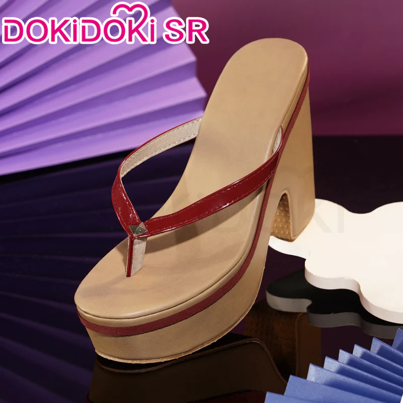 【Partially Ready For Ship】【Size S-2XL】DokiDoki-SR Game Genshin Impact Raiden Shogun Cosplay Costume Baal / Shoes - Image 12