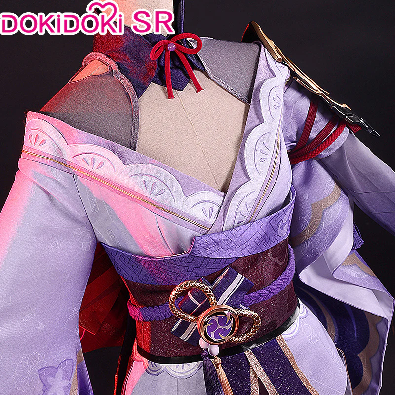【Partially Ready For Ship】【Size S-2XL】DokiDoki-SR Game Genshin Impact Raiden Shogun Cosplay Costume Baal / Shoes - Image 5