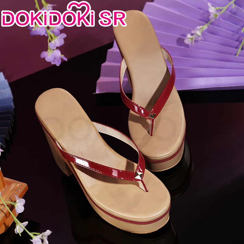 【Partially Ready For Ship】【Size S-2XL】DokiDoki-SR Game Genshin Impact Raiden Shogun Cosplay Costume Baal / Shoes - Image 8