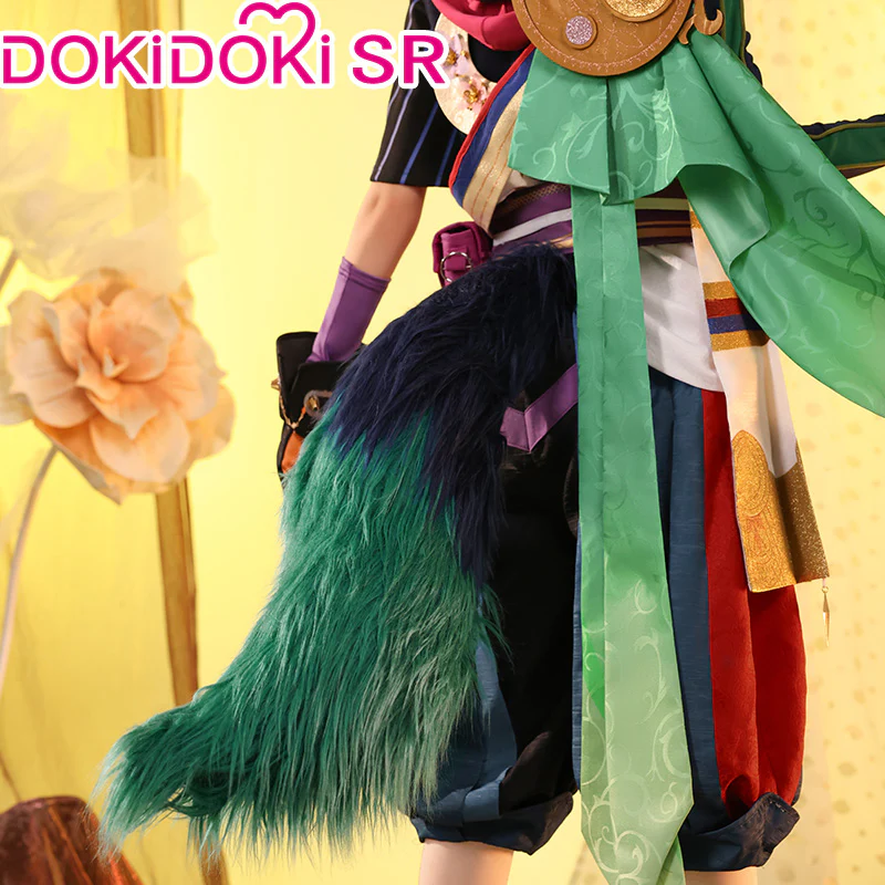 【Costume Ready For Ship】【Size S-2XL】DokiDoki-SR Game Genshin Impact Cosplay Tighnari Costume Dendro Sumeru / Shoes - Image 11