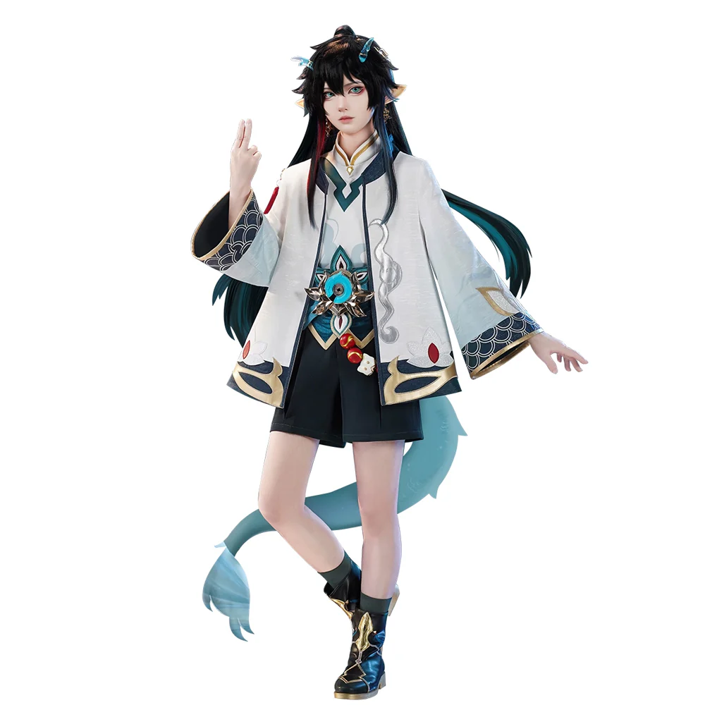 DokiDoki-SR Game Honkai: Star Rail Cosplay Dan Heng Little Kitty Acrylic Stand Costume Imbibitor Lunae - Image 5
