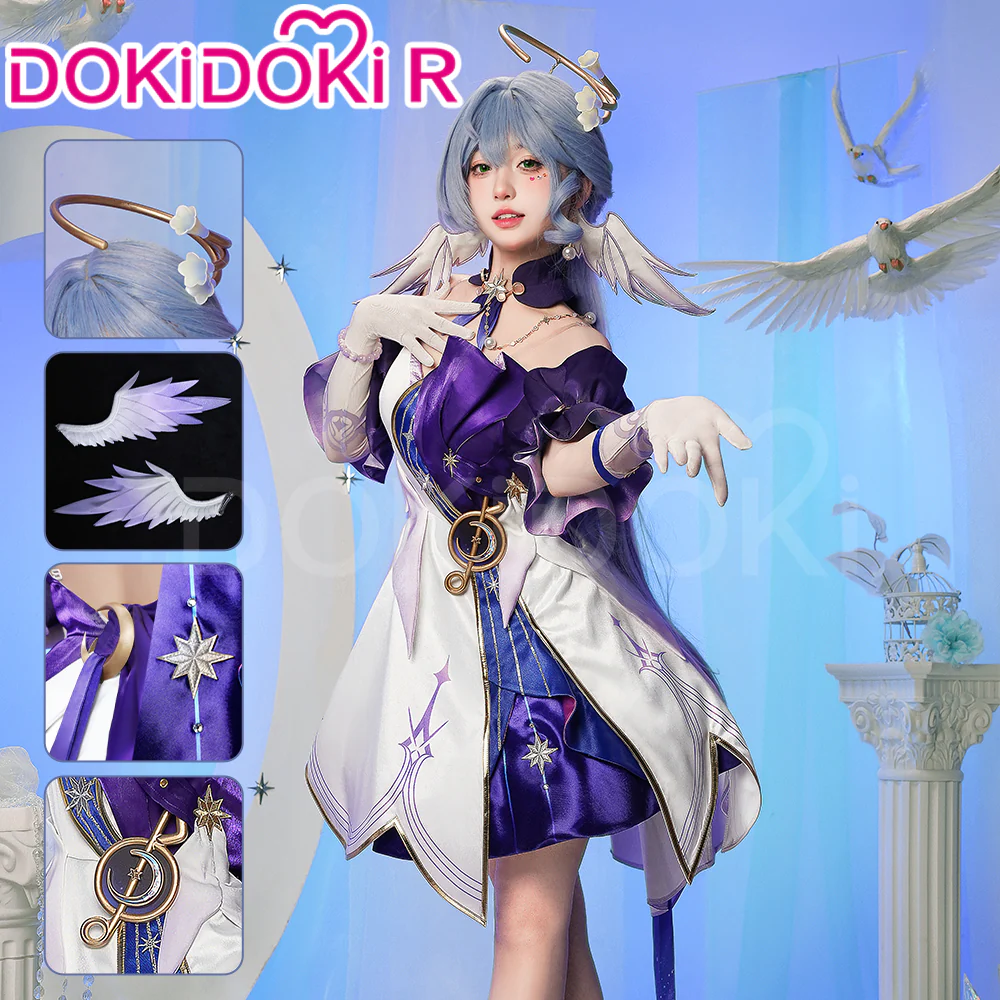 【In Stock】【Size XS-XL】Dokidoki-R Game Honkai: Star Rail Cosplay Robin Costume - Image 2