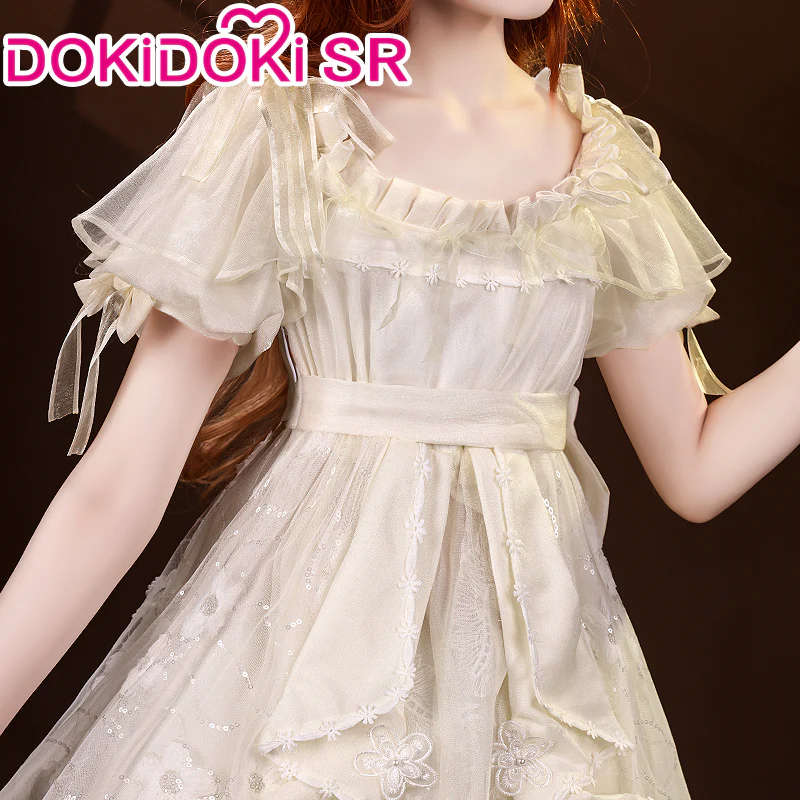 DokiDoki-SR Game Identity V Cosplay Little Girl Eurydice Costume / Wig idv - Image 4