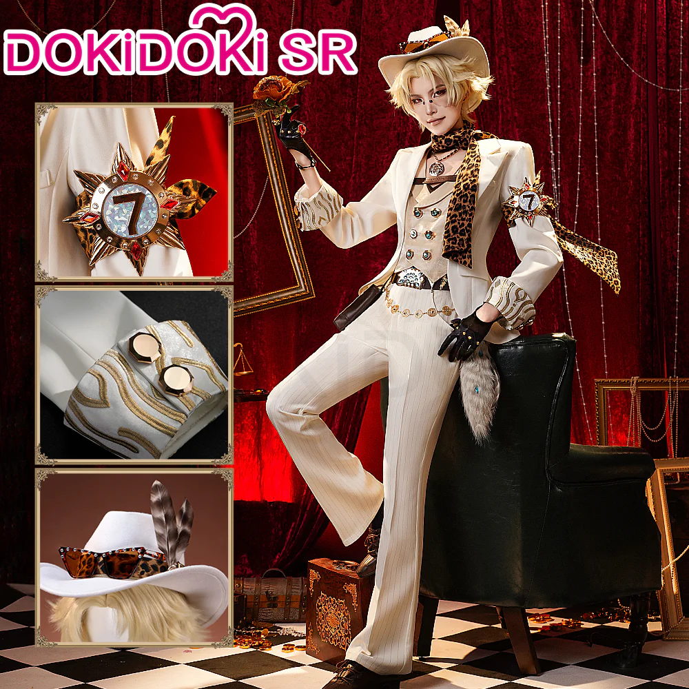 DokiDoki-SR Game Identity V Cosplay Prospector Costume idv  Truth and Inference: Gambler In the Spotlight
