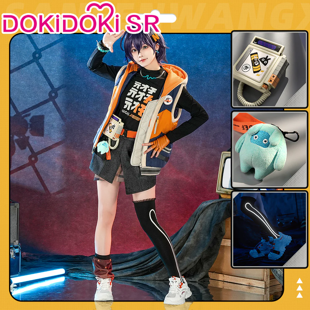 【Partially Ready For Ship】DokiDoki-SR Game Zenless Zone Zero Cosplay Belle Costume / Shoes Phaethon