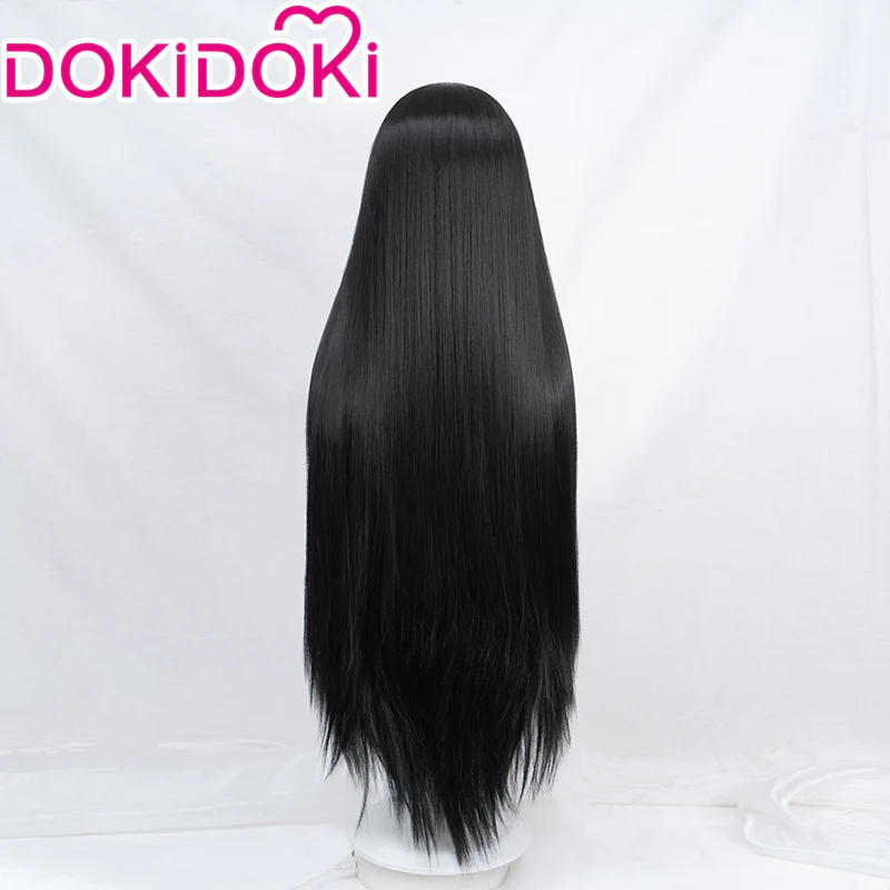 【Ready For Ship】DokiDoki TV Cosplay Wig Long Straight Black Hair - Image 3
