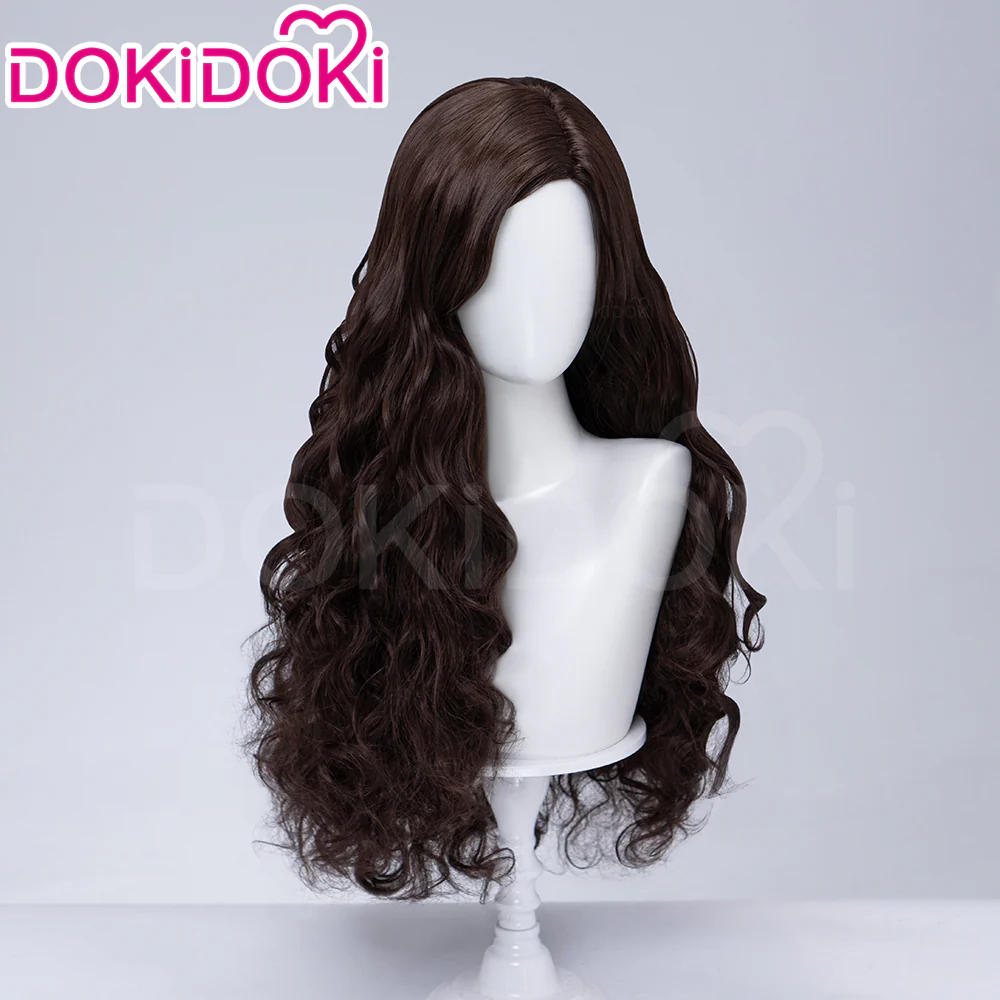 【Front Lace】DokiDoki Movie Cosplay Women Wig Long Cuely Black Hair Braid - Image 8