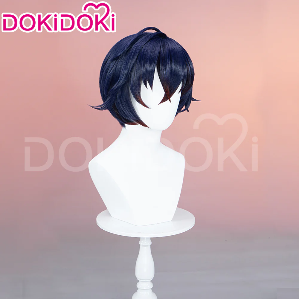 【Ready For Ship】DokiDoki Game Zenless Zone Zero Cosplay Belle Cosplay Wig Short Purple / Hairpin Summer Skies ZZZ - Image 4