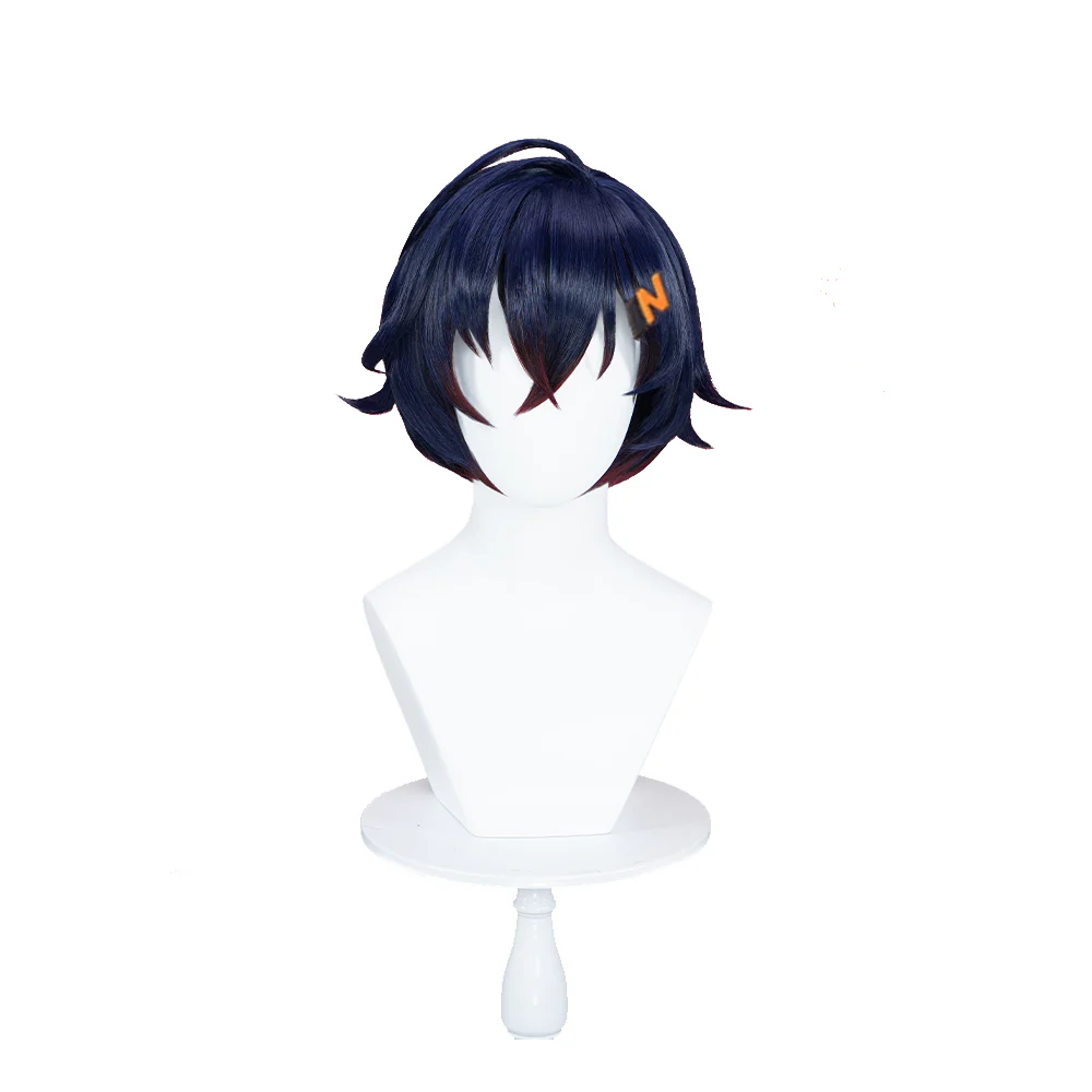 【Ready For Ship】DokiDoki Game Zenless Zone Zero Cosplay Belle Cosplay Wig Short Purple / Hairpin Summer Skies ZZZ - Image 6