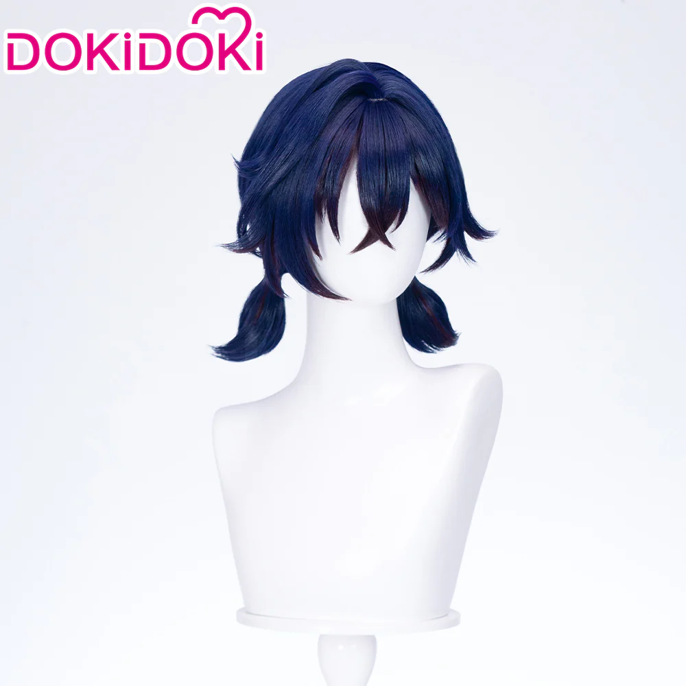 【Ready For Ship】DokiDoki Game Zenless Zone Zero Cosplay Belle Cosplay Wig Short Purple / Hairpin Summer Skies ZZZ - Image 9