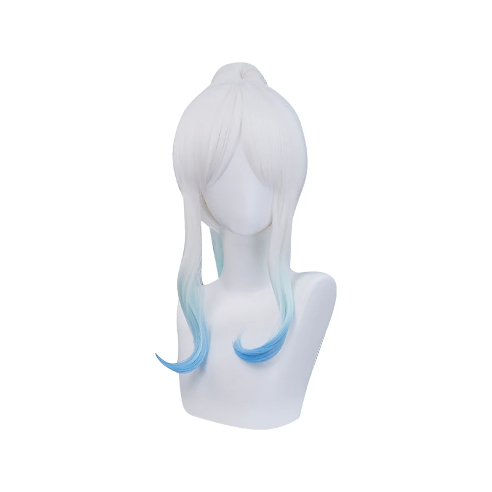【Tie Hair Ver Ready For Ship】DokiDoki Anime Cosplay Wig Horn Long Curly Gradient - Image 12