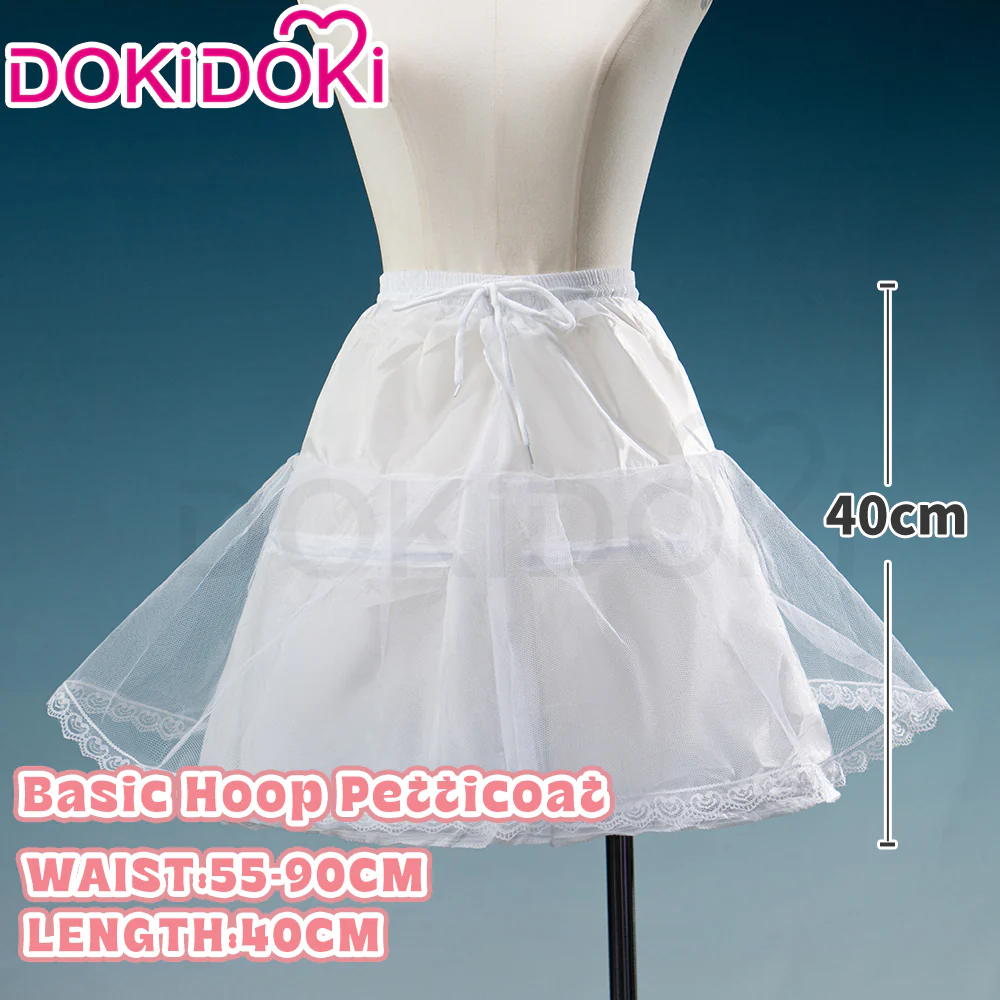 【Hoop Skirt Petticoat】【In Stock】DokiDoki Black / White Bustle Underskirt Cage Hoop Skirt Petticoat Disc Hoop Skirt Petticoat Extra Large Wedding Hoop Cosplay Lolita Dress - Image 7