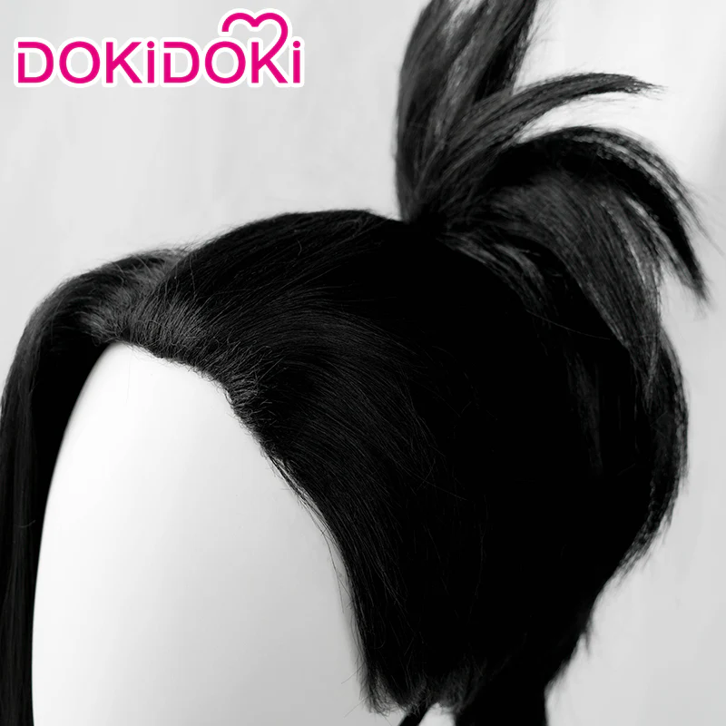 【In Stock】DokiDoki Anime Cosplay Wig Short Black - Image 3