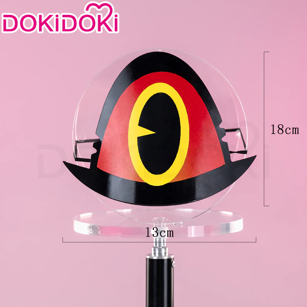 【In Stock】DokiDoki Anime Hell Hotel Cosplay Prop Black Red One-Eyed Mask / Needle - Image 3