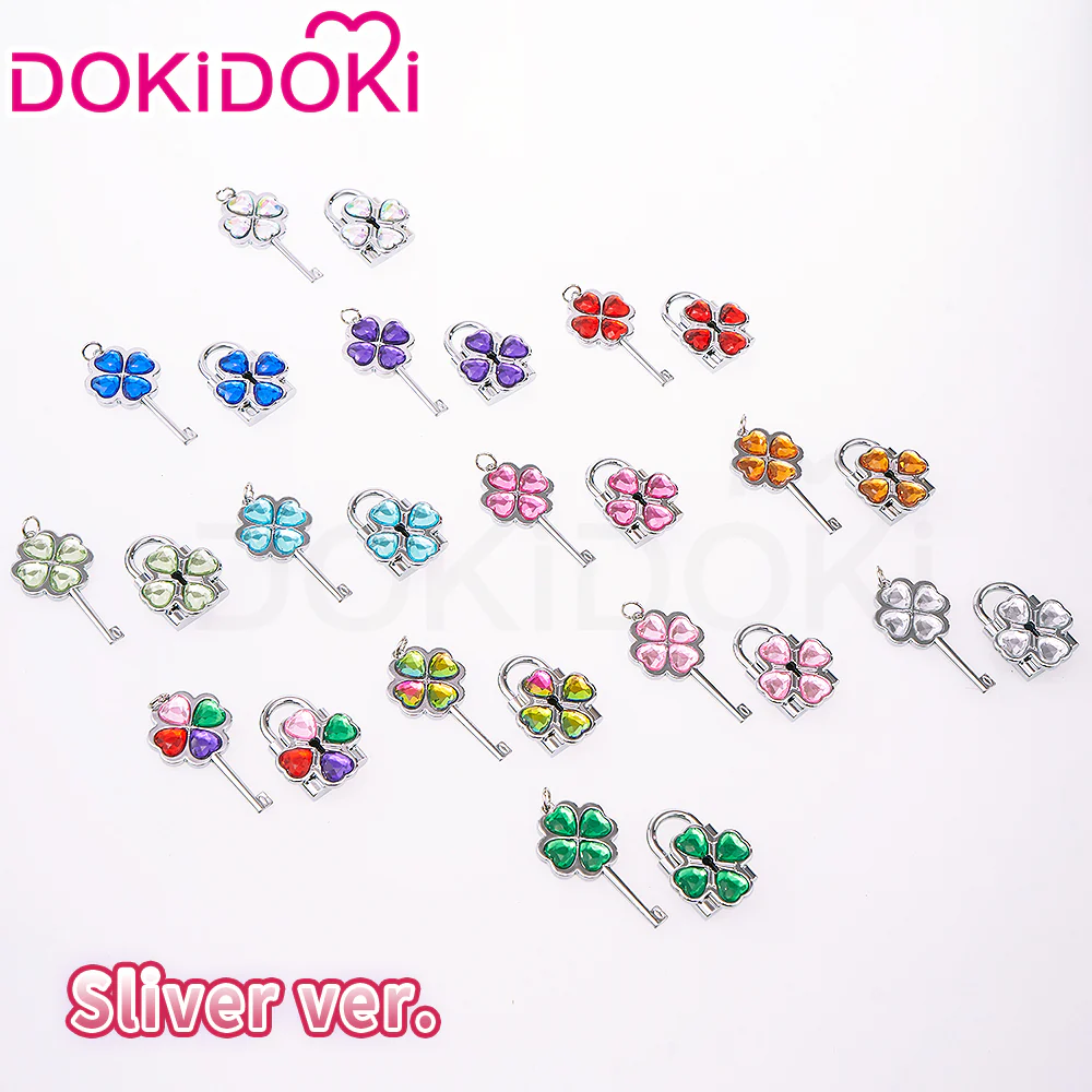 【In Stock】DokiDoki Anime Shugo Chara! Cosplay Humpty Lock Dumpty Key Prop Hinamori Amu Accessory Necklaces - Image 2