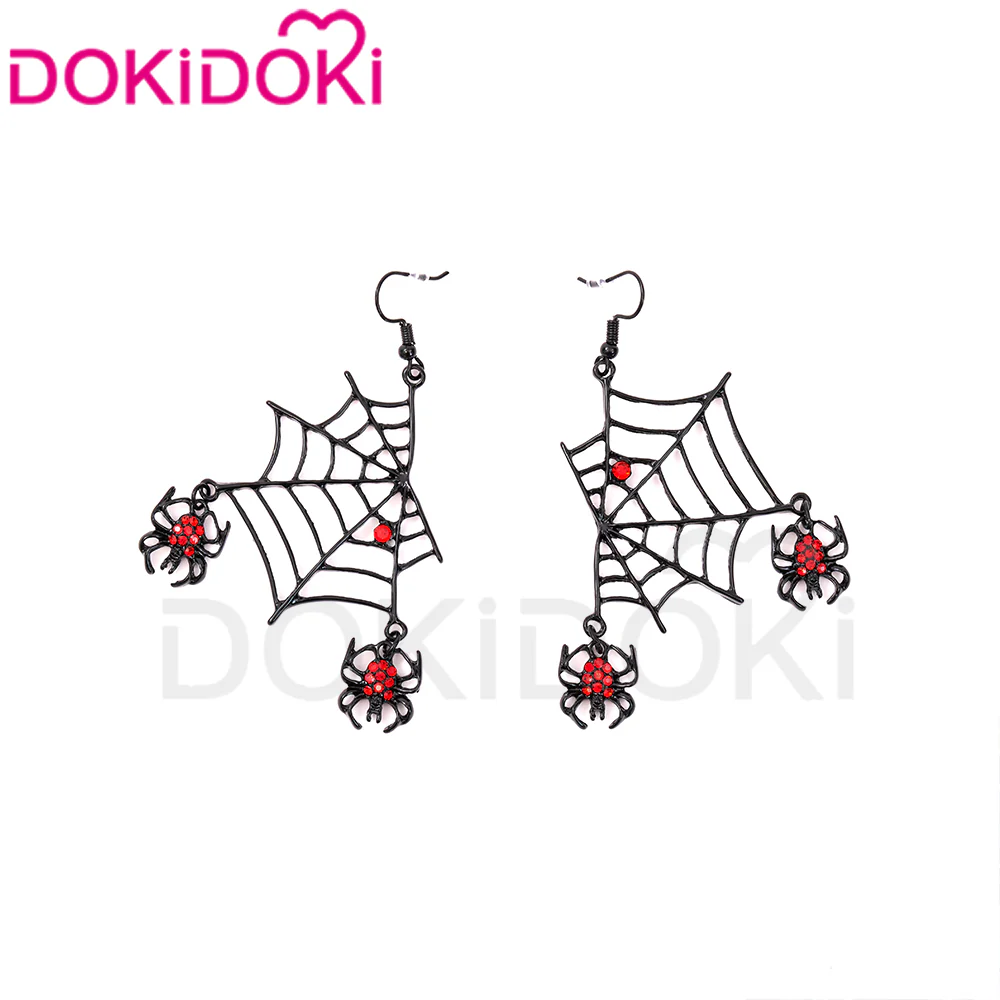 【In Stock】DokiDoki Cosplay Halloween Prop Spider Necklace / Earrings - Image 3