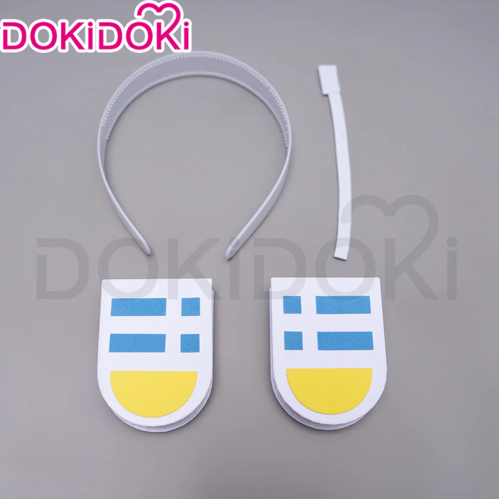 【In Stock】DokiDoki Cosplay Prop White Headphones Bow Headband - Image 5